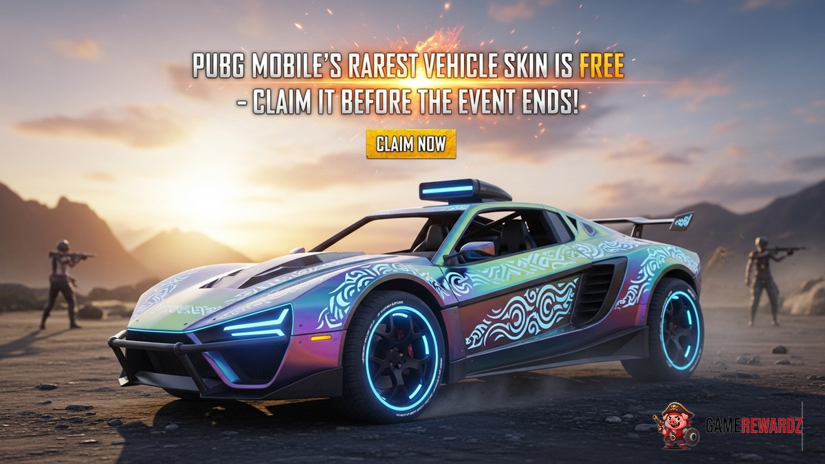 PUBG Mobile's Rarest Vehicle Skin is FREE – Claim It Before The Event Ends!